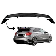 Αεροτομή Οροφής Για Mercedes-Benz A-Class W176 12-18 5D Hatchback Amg A45 Look Γυαλιστερή Μαύρη Από Abs Πλαστικό