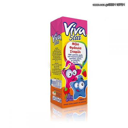 ΧΥΜΟΣ VIVA STAR GIRL 250ml