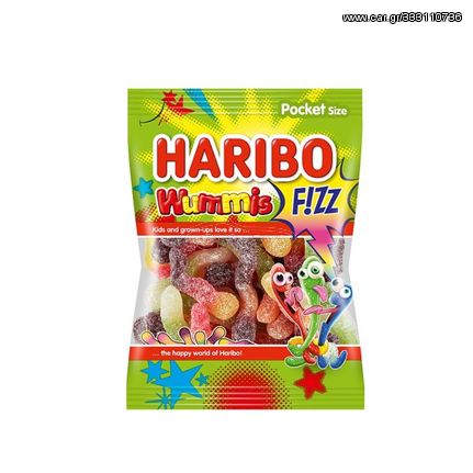 ΖΑΧΑΡΩΤΑ HARIBO FIZZ WUMMIS 100gr