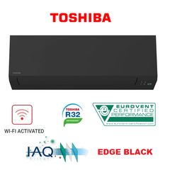Toshiba Edge Black RAS-B18G3KVSGB-E/RAS-18J2AVSG-E1 Κλιματιστικό Inverter 18000 BTU