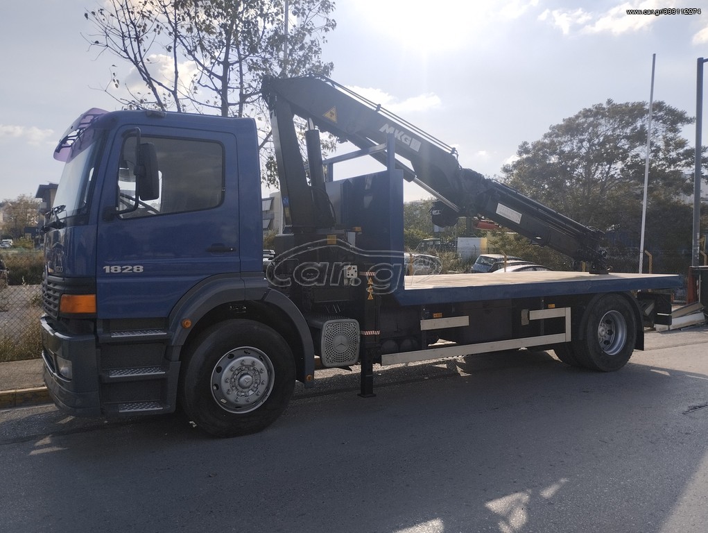 Γερανοί - Φορτηγά Με Γερανό Mercedes-Benz 2002 1828 - MKG HLK 141 A6 ΑΣΥΡΜΑΤΟ ΤΗΛΕΧΕΙΡΙΣΤΉΡΙΟ