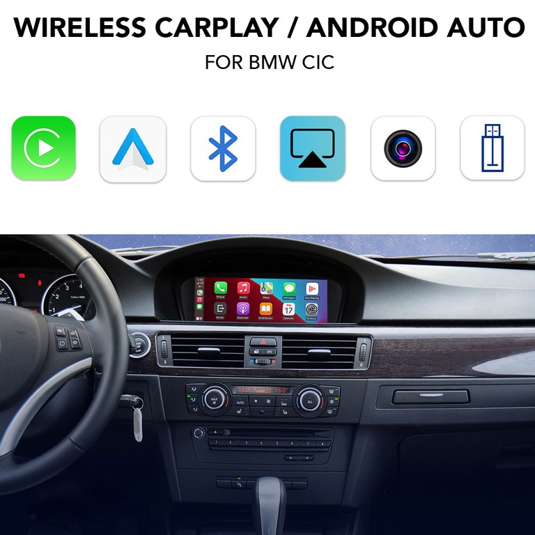 DIGITAL IQ CARPLAY / ANDROID AUTO BMW CIC INTERFACE