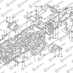 Φλάντζα σασμάν - διαφορικόυ Kubota: 66611-11132-thumb-1