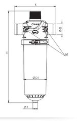 Biocalor AgroFlow 3'' Πλαστικο φιλτρο Δισκων-thumb-1