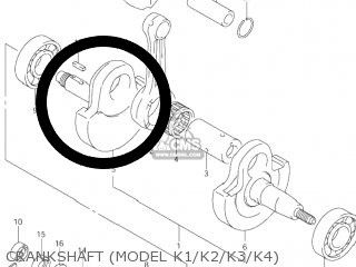 Αντίβαρο Στροφάλου δεξί Suzuki DRZ400 2001-2004