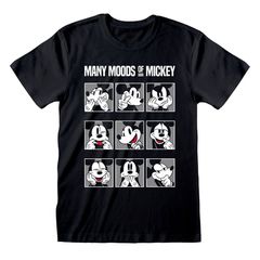 MICKEY AND FRIENDS - Many Moods of Mickey - Men T-Shirt (S)