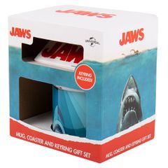 JAWS - Gift Box - Mug 250 ml + Coaster + Keyring-thumb-4