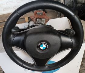 BMW 116 F21 ΤΙΜΟΝΙ ΔΕΡΜΑΤΙΝΟ ΜΑΥΡΟ 