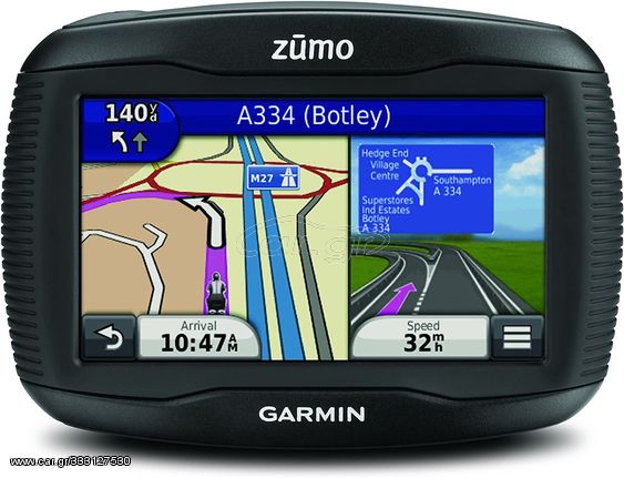 Garmin zumo 390LM 4.3" Motorbike Sat Nav (πλήρης χάρτες Ευρώπης, δωρεάν ενημερώσεις για πάντα και bluetooth)