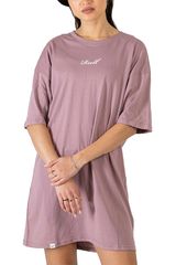 Reell organic cotton φόρεμα Yumi purple thistle Γυναικείο - 2301-012 15-120-purp