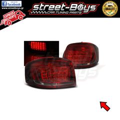 ΦΑΝΑΡΙΑ ΠΙΣΩ *LED* RED SMOKE AUDI A3 8P (2008-2012) [V3.1] | ® StreetBoys - Car Tuning Shop