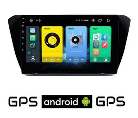 SKODA SUPERB μετά το 2015 Android οθόνη αυτοκίνητου με GPS WI-FI (ηχοσύστημα αφής 10" ιντσών OEM Youtube Playstore MP3 USB Radio Bluetooth εργοστασιακή 4x60W Mirrorlink) SK47-1GB