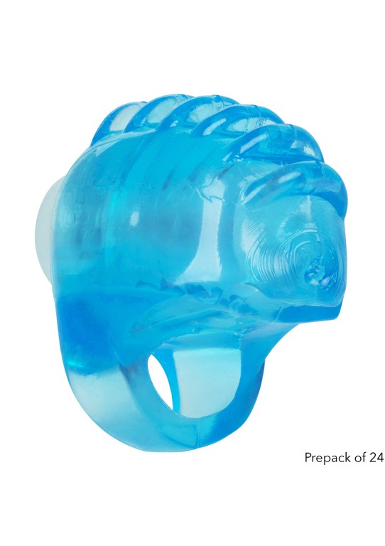 Calexotics - Vibrating Finger Teaser Blue