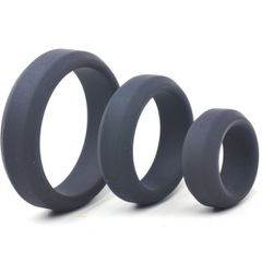 PRO Silicone Triple Cock Ring Set-thumb-8
