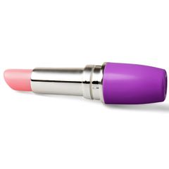 Lipstick vibrator Purple 9 cm-thumb-2