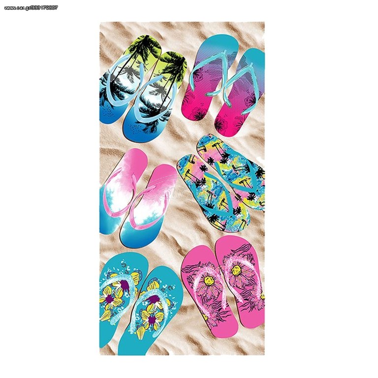ΠΕΤΣΕΤΑ ΘΑΛΑΣΣΗΣ MICROFIBER "FLIP FLOPS"