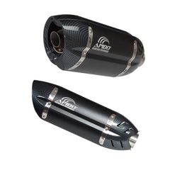 ΤΕΛΙΚΟ ΕΞΑΤΜΙΣΗΣ Φ51 ΟΒΑΛ (M-1115) ΜΑΥΡΟ ΜΕ CARBON APIDO