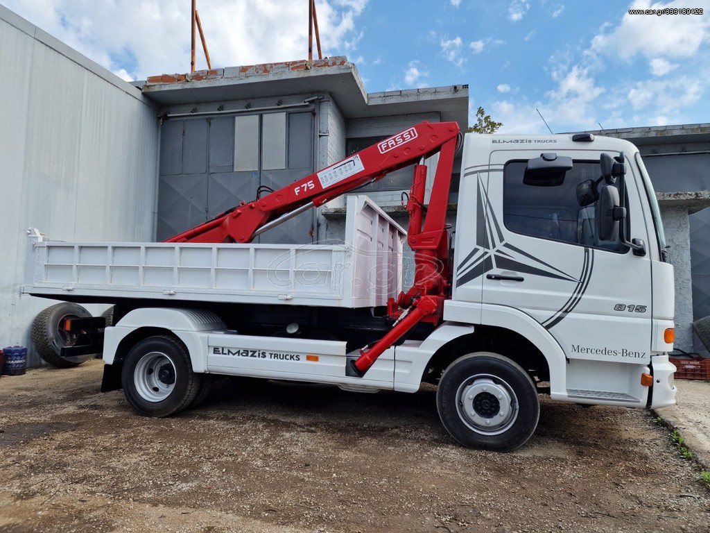 Ανατροπή + Γερανός Mercedes-Benz 2000 ATEGO 815 ΑΝΑΤΡΟΠΗ ΓΕΡΑΝΟΣ FASSI