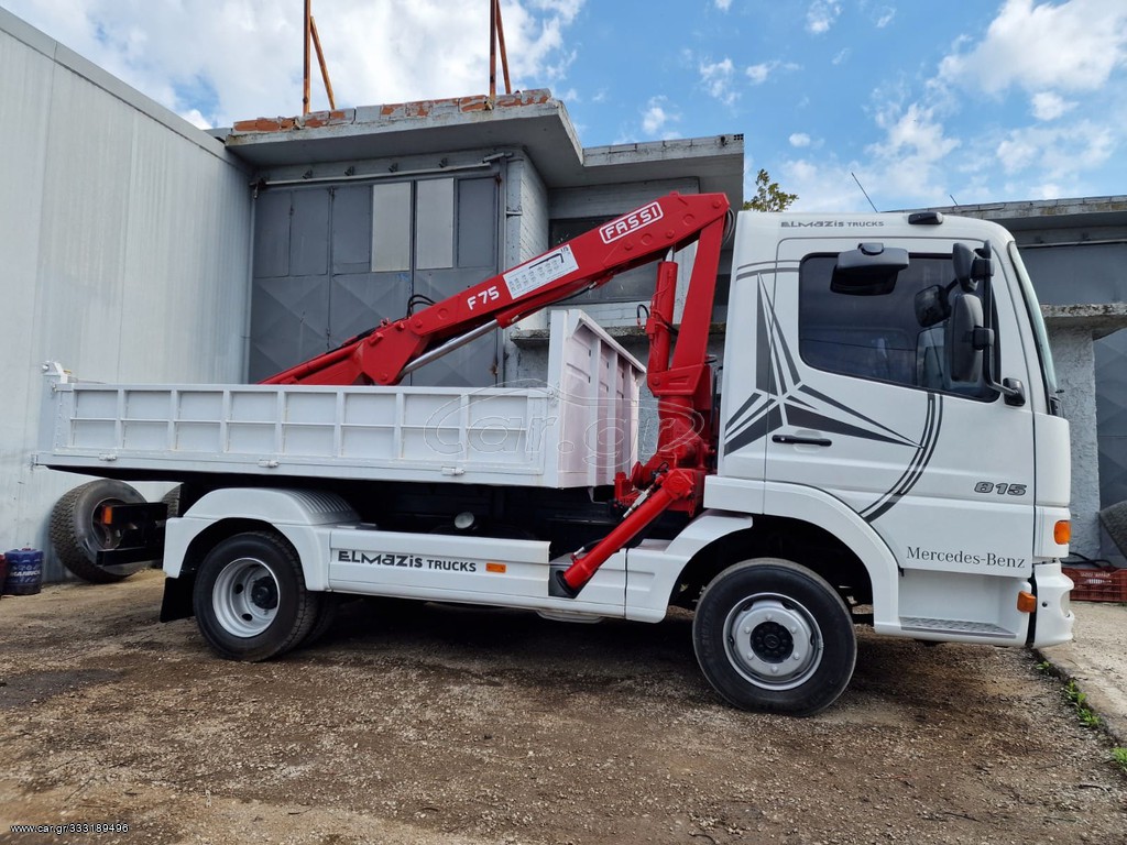 Ανατροπή + Γερανός Mercedes-Benz 2000 ATEGO 815 ΑΝΑΤΡΟΠΗ ΓΕΡΑΝΟΣ FASSI