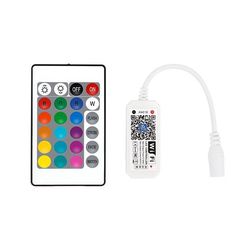 ΑΣΥΡΜΑΤΟ CONTROLLER RF Wifi & Bluetooth RGBW DC5-24V, 4CH*4A(Max. 100W)