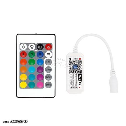 ΑΣΥΡΜΑΤΟ CONTROLLER RF Wifi & Bluetooth RGBW DC5-24V, 4CH*4A(Max. 100W)