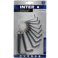 ΑΛΛΕΝ ΣΕΤ 10 ΤΕΜΑΧΙΩΝ  1.5-10mm INTER 738925