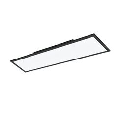Φωτιστικό Οροφής Πάνελ L1200xB300xH50 mm Led Tunable Remote-App 33,5w 4150lm Μαύρο Eglo Salobrena-Z 900053