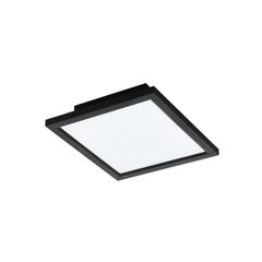 Φωτιστικό Οροφής Πάνελ L300xB300xH50 mm Led Tunable Remote-App 15,3w 1700lm Μαύρο Eglo Salobrena-Z 900049