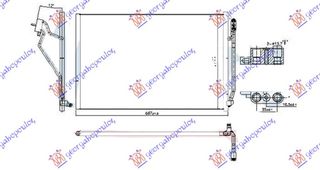 ΨΥΓΕΙΟ A/C 4.7-5.5 ΒΕΝΖΙΝΗ - 4.0 ΠΕΤΡΕΛΑΙΟ 09- (667x417x16) για MERCEDES S CLASS (W221) 05-13