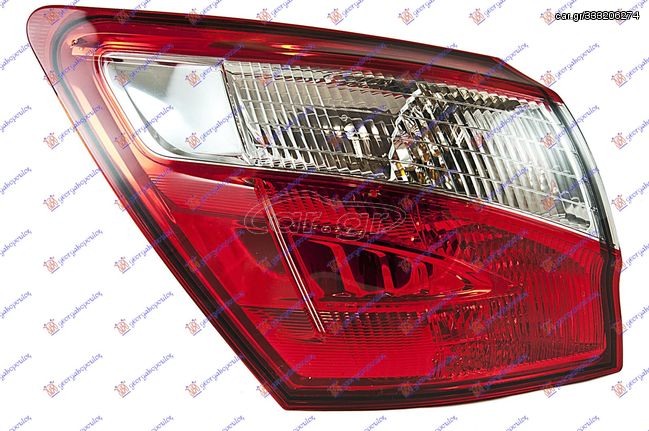 ΦΑΝΟΣ ΠΙΣΩ ΕΞΩ (ΜΕ LED) (VALEO) (PLUS 2) για NISSAN QASHQAI 10-13