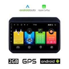 SUZUKI IGNIS (μετά το 2016) Android οθόνη αυτοκίνητου 2GB με GPS WI-FI (ηχοσύστημα αφής 9" ιντσών OEM Android Auto Apple Carplay Youtube Playstore MP3 USB Radio Bluetooth Mirrorlink εργοστασιακή,