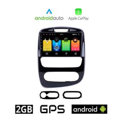 RENAULT CLIO (μετά το 2016) Android οθόνη αυτοκίνητου 2GB με GPS WI-FI (ηχοσύστημα αφής 10" ιντσών OEM Android Auto Apple Carplay Youtube Playstore MP3 USB Radio Bluetooth Mirrorlink εργοστασιακή, 4x6