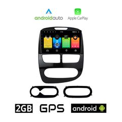 RENAULT CLIO (2012 - 2015) Android οθόνη αυτοκίνητου 2GB με GPS WI-FI (ηχοσύστημα αφής 10" ιντσών OEM Android Auto Apple Carplay Youtube Playstore MP3 USB Radio Bluetooth Mirrorlink εργοστασιακή,
