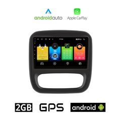 OPEL VIVARO (2014 - 2020) Android οθόνη αυτοκίνητου 2GB με GPS WI-FI (ηχοσύστημα αφής 9" ιντσών OEM Android Auto Apple Carplay Youtube Playstore MP3 USB Radio Bluetooth Mirrorlink εργοστασιακή, 4