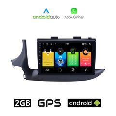 OPEL MOKKA (μετά το 2016) Android οθόνη αυτοκίνητου 2GB με GPS WI-FI (ηχοσύστημα αφής 9" ιντσών OEM Android Auto Apple Carplay Youtube Playstore MP3 USB Radio Bluetooth Mirrorlink εργοστασιακή, 4