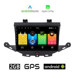 OPEL ASTRA K (μετά το 2015) Android οθόνη αυτοκίνητου 2GB με GPS WI-FI (ηχοσύστημα αφής 9" ιντσών OEM Android Auto Apple Carplay Youtube Playstore MP3 USB Radio Bluetooth Mirrorlink εργοστασιακή, 4x60
