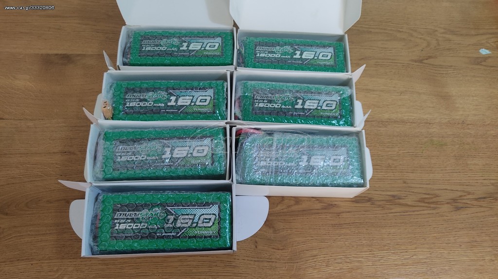 Τηλεκατευθυνόμενο 2025 Lipo Turnigy 16000mAh 6S 10C Lipo Pack w/XT90