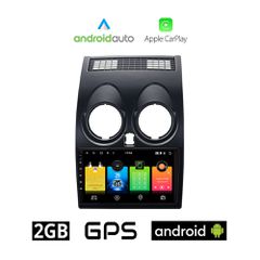 NISSAN QASHQAI (2006 - 2013) Android οθόνη αυτοκίνητου 2GB με GPS WI-FI (ηχοσύστημα αφής 9" ιντσών OEM Android Auto Apple Carplay Youtube Playstore MP3 USB Radio Bluetooth Mirrorlink εργοστασιακή, 4x6