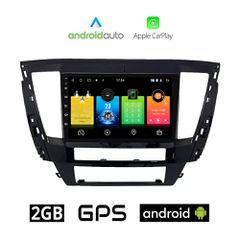 MITSUBISHI L200 (μετά το 2020) Android οθόνη αυτοκίνητου 2GB με GPS WI-FI (ηχοσύστημα αφής 10" ιντσών OEM Android Auto Apple Carplay Youtube Playstore MP3 USB Radio Bluetooth Mirrorlink εργοστασιακή 4