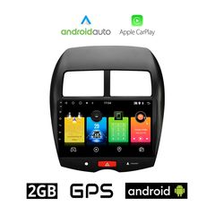 MITSUBISHI ASX (μετά το 2009) Android οθόνη αυτοκίνητου 2GB με GPS WI-FI (ηχοσύστημα αφής 10" ιντσών OEM Android Auto Apple Carplay Youtube Playstore MP3 USB Radio Bluetooth Mirrorlink εργοστασια