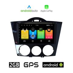 MAZDA RX-8 (2001 - 2008) Android οθόνη αυτοκίνητου 2GB με GPS WI-FI (ηχοσύστημα αφής 7" ιντσών OEM Android Auto Apple Carplay Youtube Playstore MP3 USB Radio Bluetooth Mirrorlink εργοστασιακή 4x60W, A