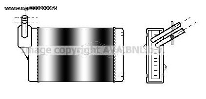 ΨΥΓΕΙΟ ΚΑΛΟΡΙΦΕΡ ΚΑΙΝΟΥΡΙΟ VOLKSWAGEN CADDY 1995-2004, CORRADO 1988-1995, GOLF 1982-2005, JETTA 1984-1992, LUPO 1998-2005, NEW BEETLE 1998-2010, PASSAT 1988-1996, POLO 1994-2002 (234X158X42)AVA VN6060