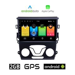 FORD MONDEO (μετά το 2013) Android οθόνη αυτοκίνητου 2GB με GPS WI-FI (ηχοσύστημα αφής 9" ιντσών OEM Android Auto Apple Carplay Youtube Playstore MP3 USB Radio Bluetooth Mirrorlink εργοστασιακή,
