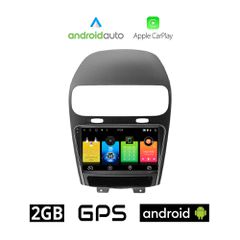 FIAT FREEMONT (μετά το 2008) Android οθόνη αυτοκίνητου 2GB με GPS WI-FI (ηχοσύστημα αφής 9" ιντσών OEM Android Auto Apple Carplay Youtube Playstore MP3 USB Radio Bluetooth Mirrorlink εργοστασιακή, 4x6