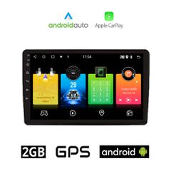 FIAT DUCATO (2006-2011) Android οθόνη αυτοκίνητου 2GB με GPS WI-FI (ηχοσύστημα αφής 9" ιντσών OEM Android Auto Apple Carplay Youtube Playstore MP3 USB Radio Bluetooth Mirrorlink εργοστασιακή, 4x60W, A