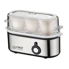 First Austria FA-5115-2 Ασημί Βραστήρας Αυγών 3 Θέσεων 210W