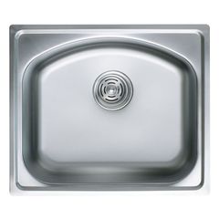 ΝΕΡΟΧΥΤΗΣ ΚΟΥΖΙΝΑΣ INOX 1 ΓΟΥΡΝΑ ΛΕΙΟΣ 50x43x19cm ICK 5042/5043 INTER CERAMIC