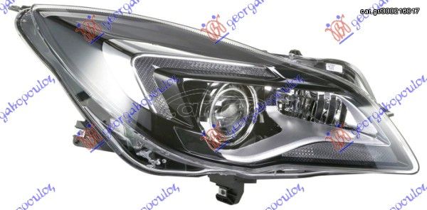 ΦΑΝΟΣ ΕΜΠΡΟΣ Bi-XENON ΕΞΥΠΝΟ ΜΕ ΦΩΣ ΗΜΕΡΑΣ LED (HELLA) για OPEL INSIGNIA 13-17