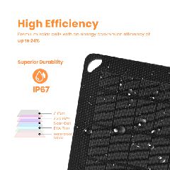 Ηλιακό Πάνελ 10 Watt Flex Solar φορητό-thumb-5