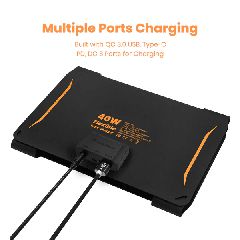 Ηλιακό Πάνελ 40 Watt Flex Solar φορητό-thumb-3